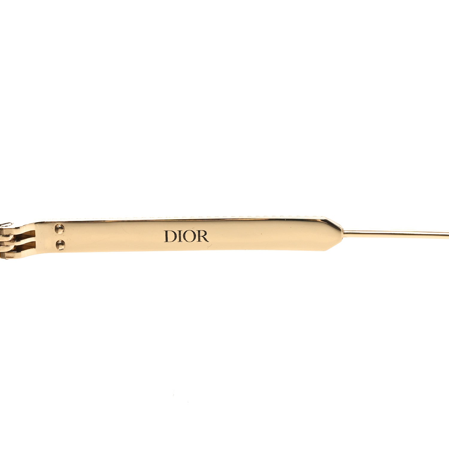 Christian Dior DiorCannage S2U Metal Sunglasses Gold 5 of 7