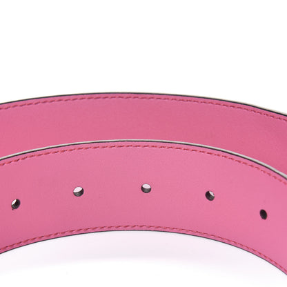 Gucci Moon Calfskin Interlocking G 37mm Belt 110 44 Glossy Pink 6 of 8