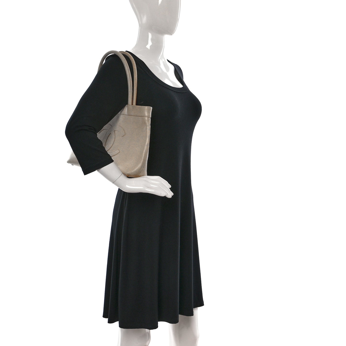 Caviar CC Tote Beige Clair