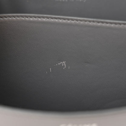 Celine Smooth Calfskin Medium Classic Box Flap Bag Storm 11 of 15