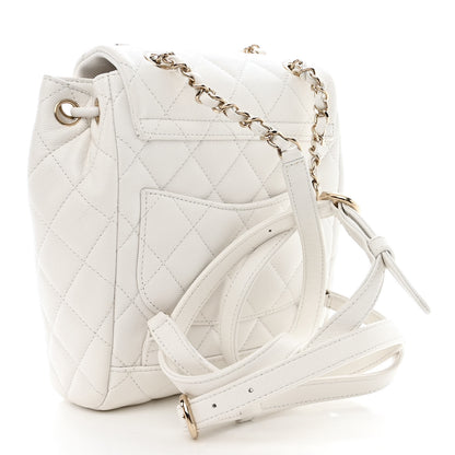 Chanel Caviar Quilted Urban Spirit Backpack White 3 of 11