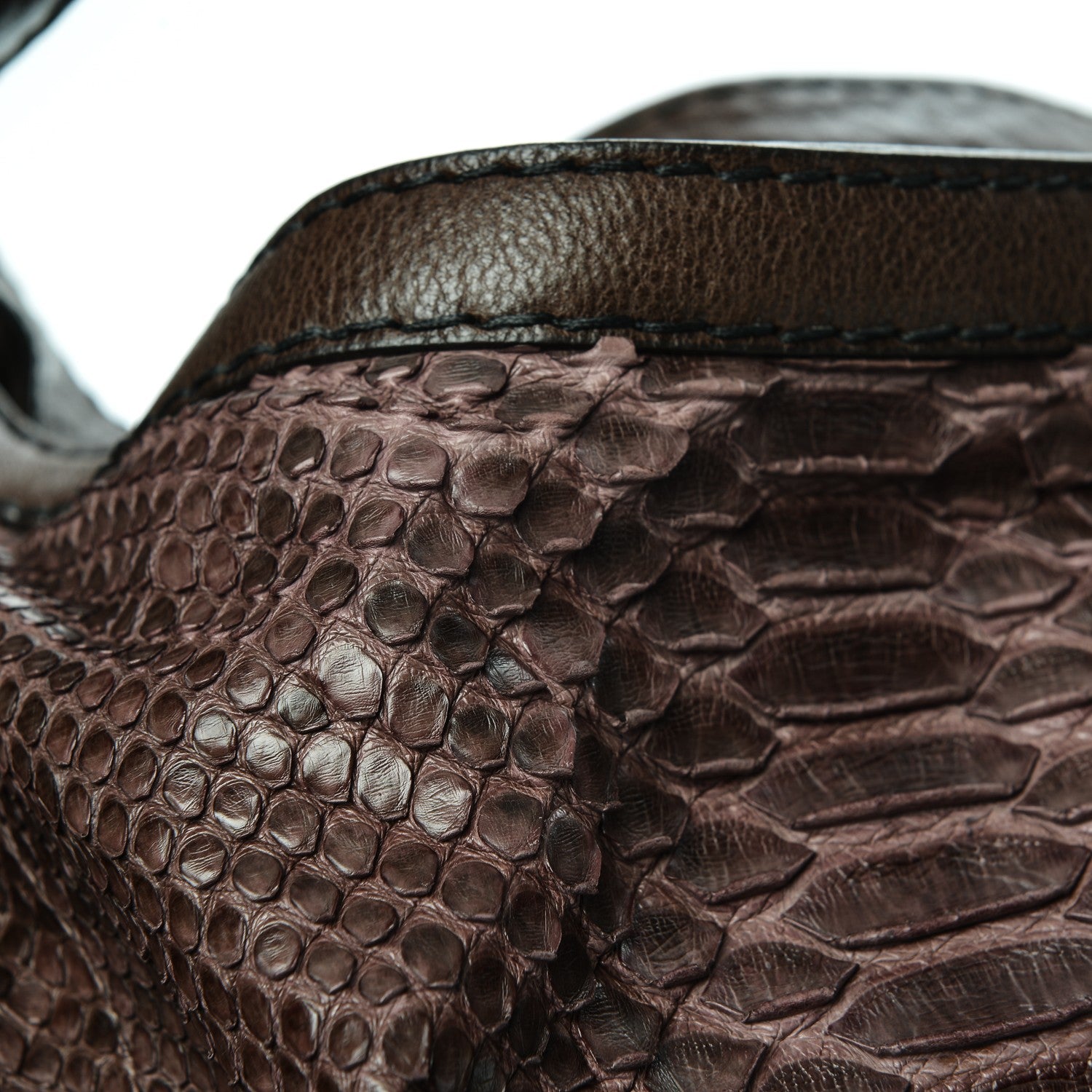 Gucci Python Large Jockey Hobo Brown 8 of 12