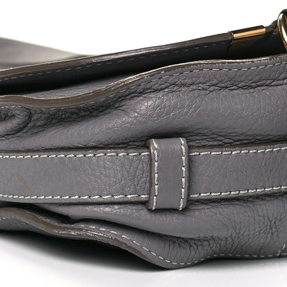 Chloe Calfskin Mini Marcie Round Crossbody Bag Cashmere Grey 8 of 13