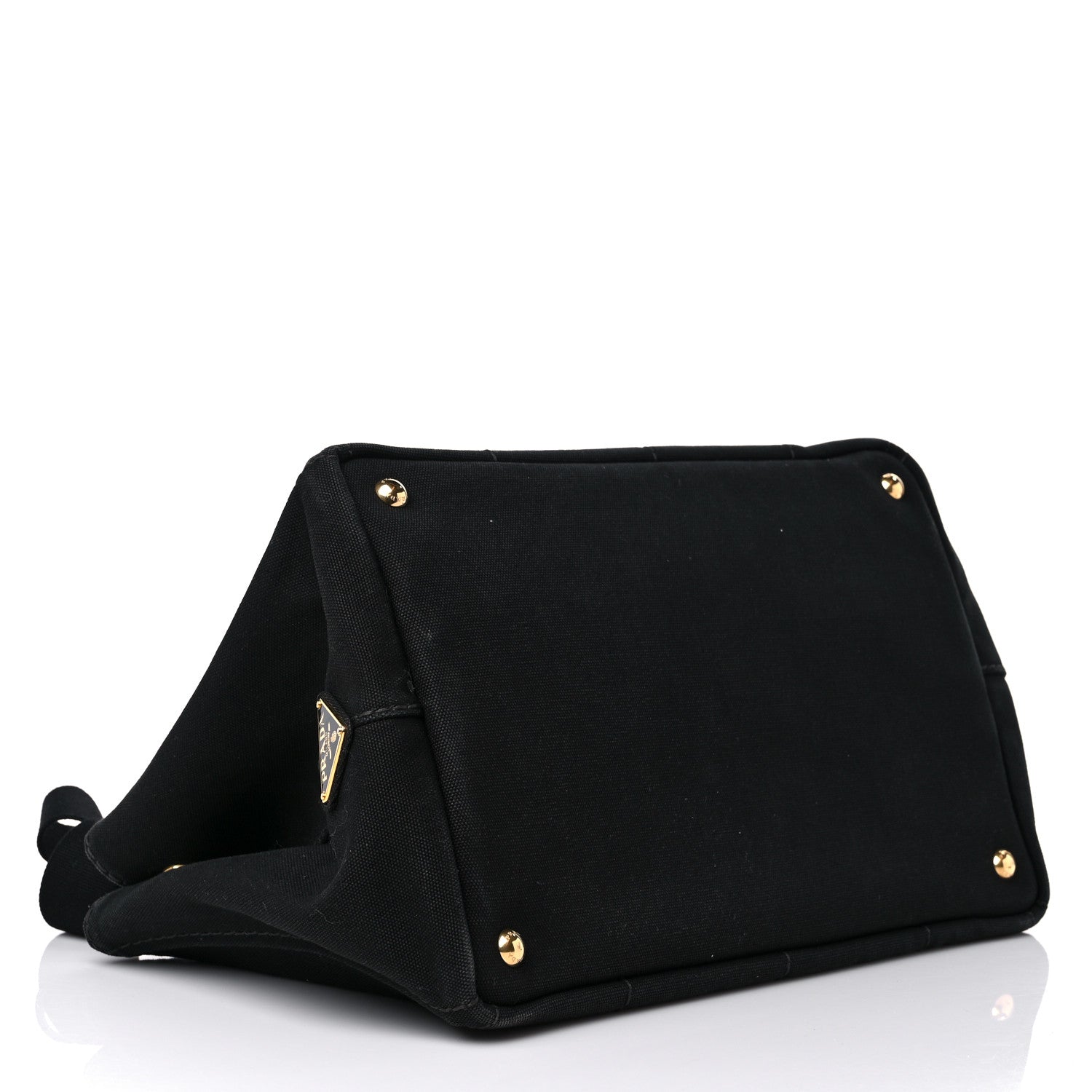 Prada Canapa Small Logo Tote Black 4 of 15