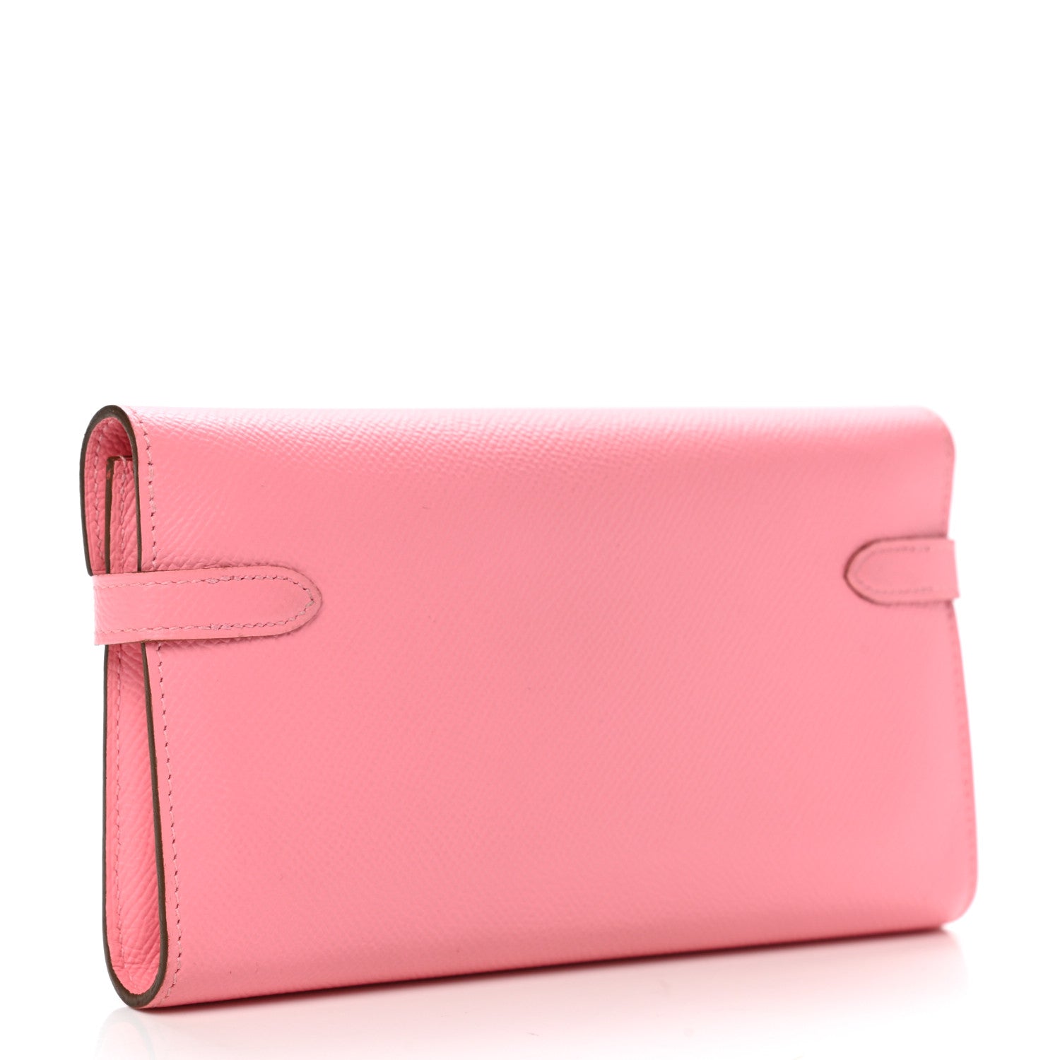 Hermes Epsom Kelly Longue Wallet Rose Confetti 3 of 8