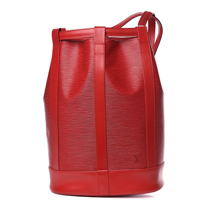 Louis Vuitton Epi Randonnee PM Castillan Red 1 of 12