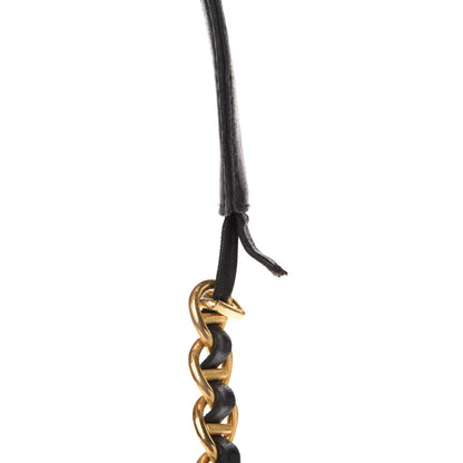 Prada Tessuto Nylon Chain Shoulder Bag Black 11 of 12