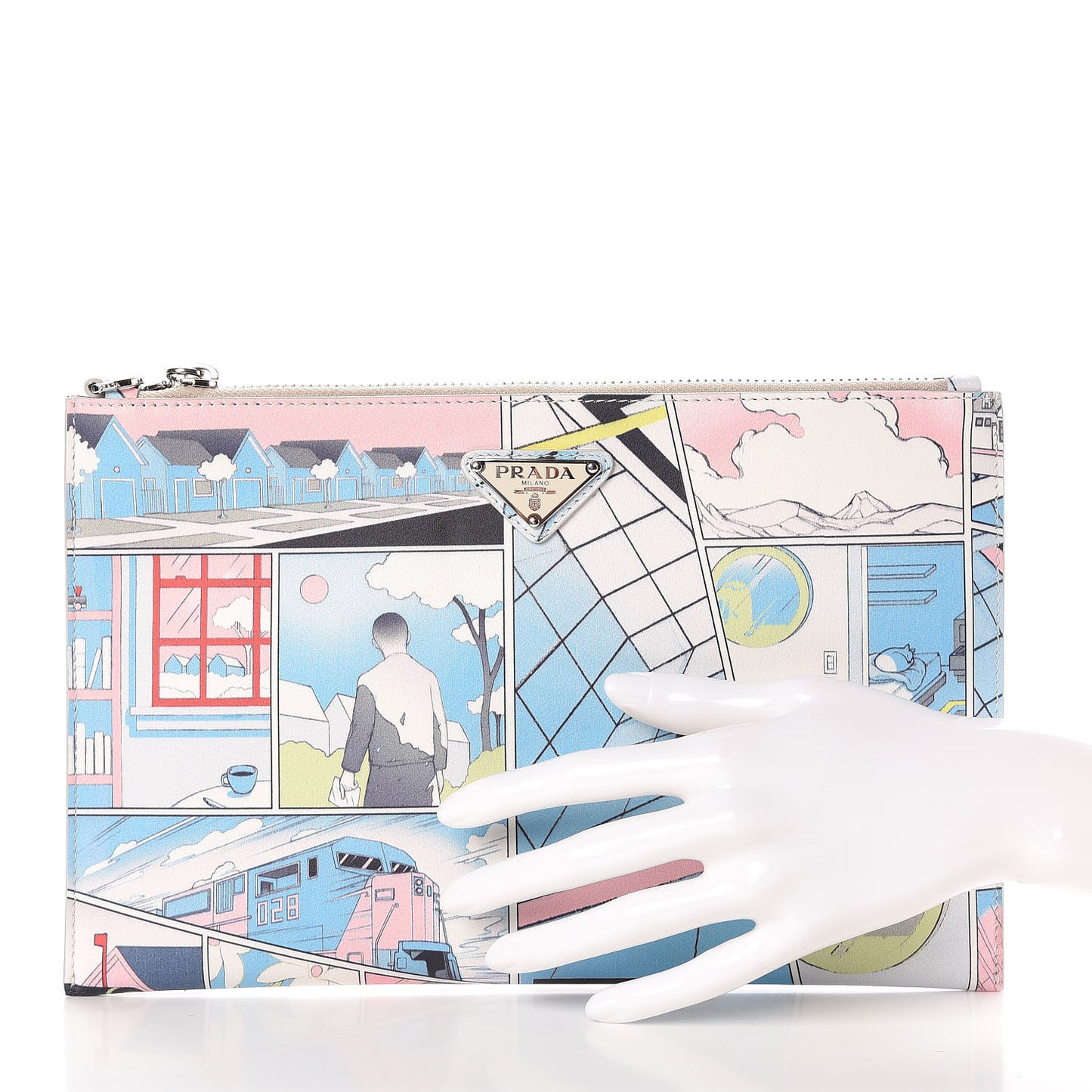X JAMES JEAN Vitello Comics Clutch Azzurro