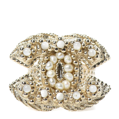 Chanel Pearl CC Ring 6 Gold 1 of 5