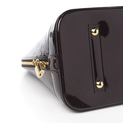 Louis Vuitton Vernis Alma MM Amarante 6 of 8