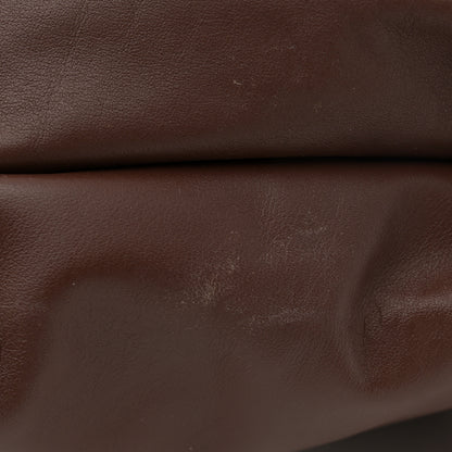 The Row Calfskin Large Glove Bag Chocolate 10 of 10