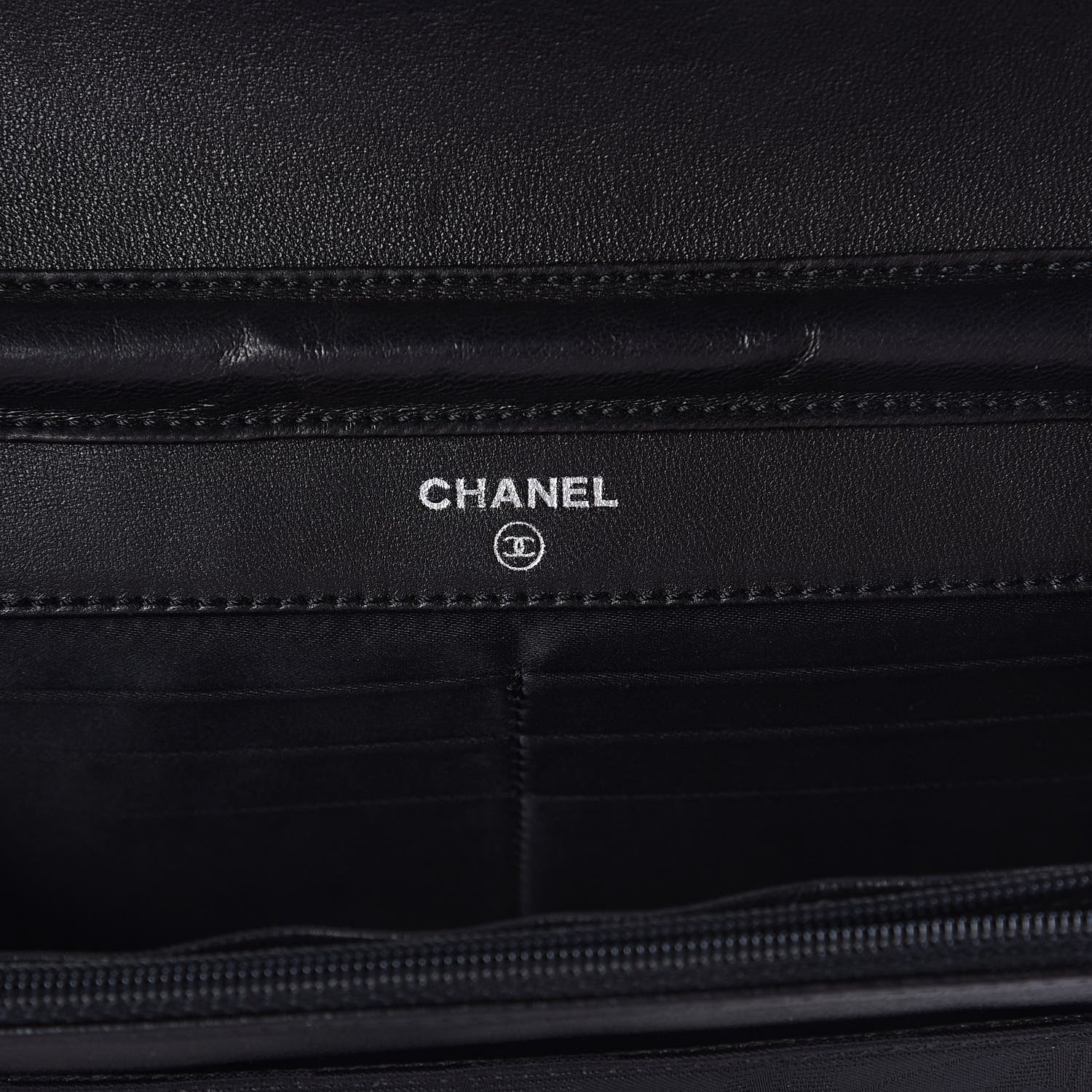 Chanel Nylon Travel Wallet On Chain WOC Black 6 of 11