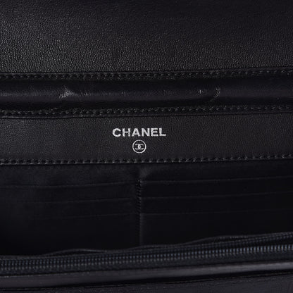 Chanel Nylon Travel Wallet On Chain WOC Black 6 of 11