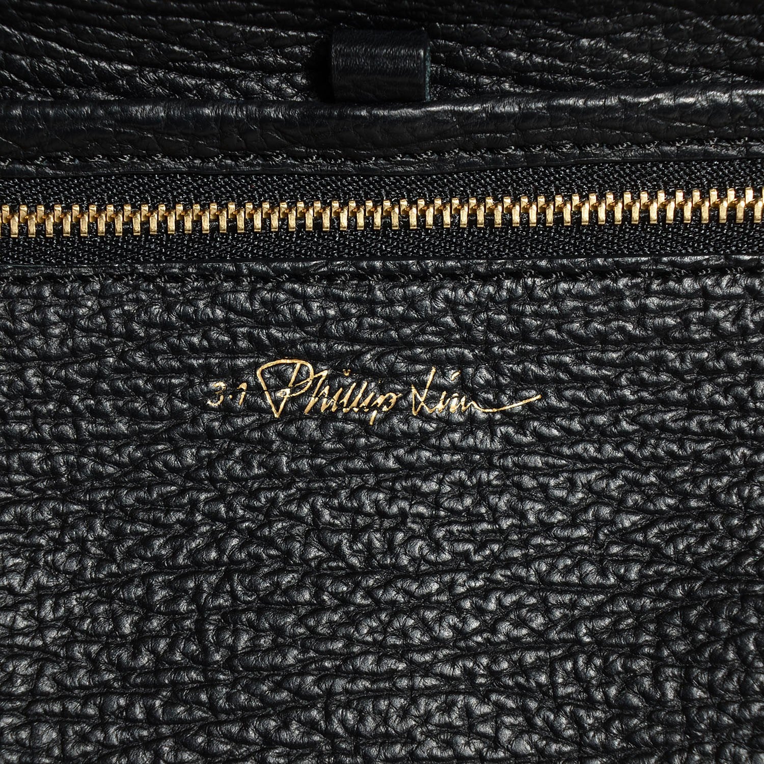 3.1 Phillip Lim 3.1 Textured Calfskin Medium Pashli Satchel Black 7 of 13