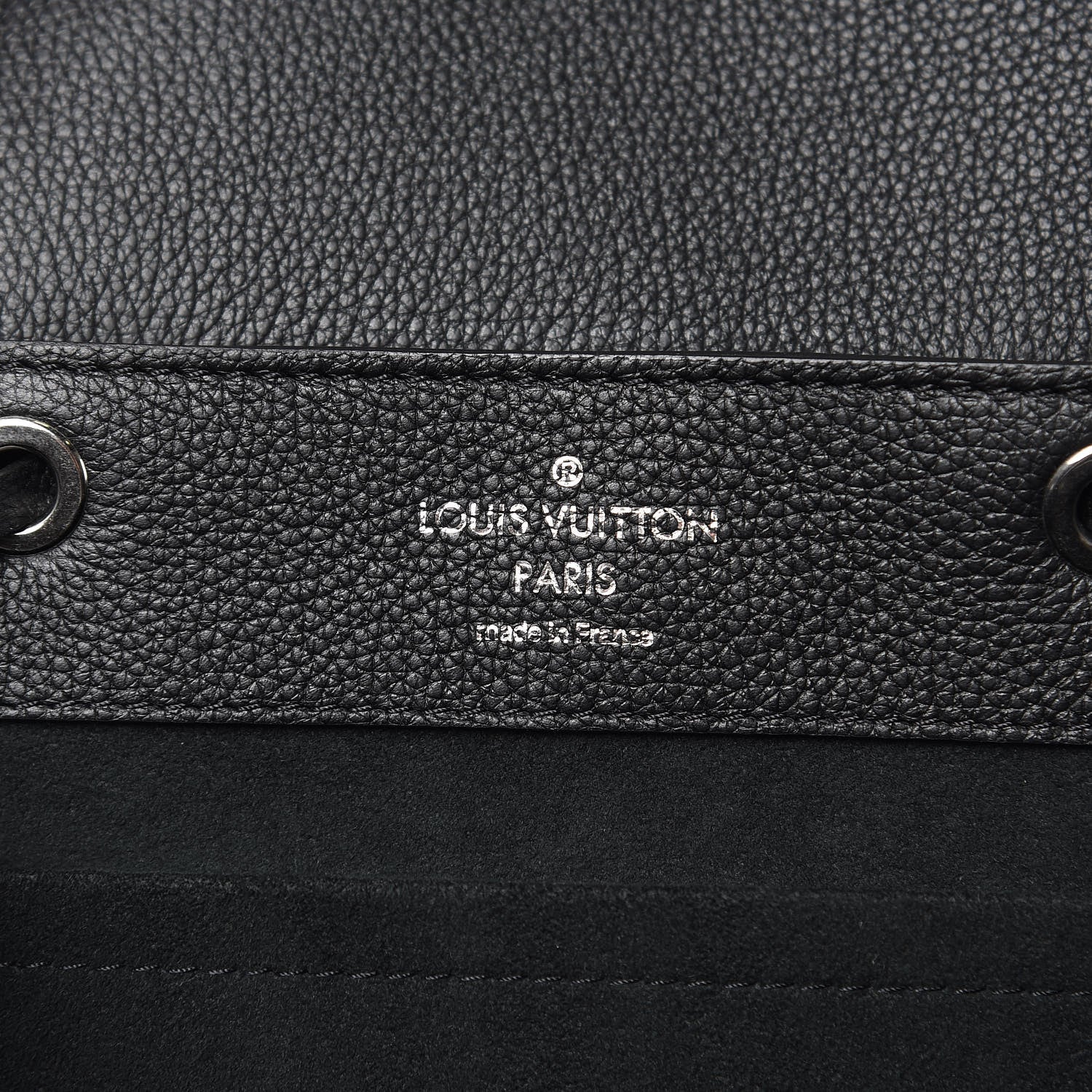 Louis Vuitton Calfskin Lockme Backpack Black 6 of 9