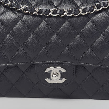 Chanel Caviar Quilted Medium Double Flap Black 10 of 12