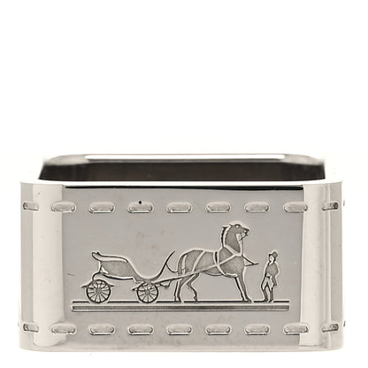 Hermes Palladium Bolduc Scarf Ring 1 of 5
