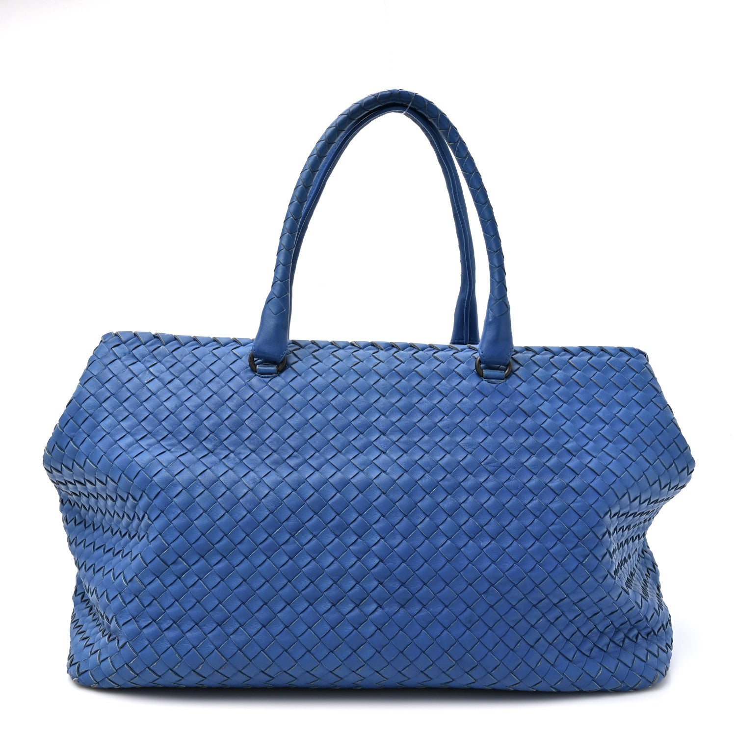 Bottega Veneta Nappa Intrecciato Brick Tote Celeste 1 of 14