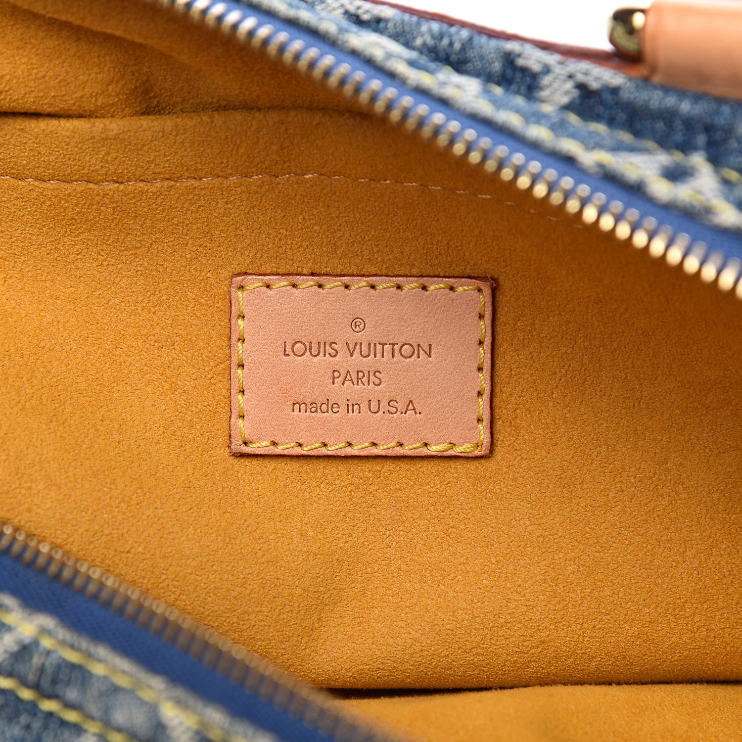 Louis Vuitton Monogram Denim Neo Speedy Blue 6 of 24