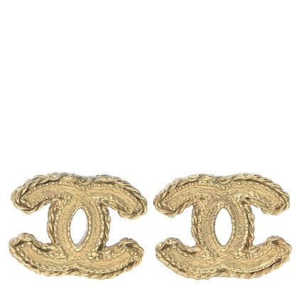 Chanel CC Chain Earrings Matte Gold 1 of 4