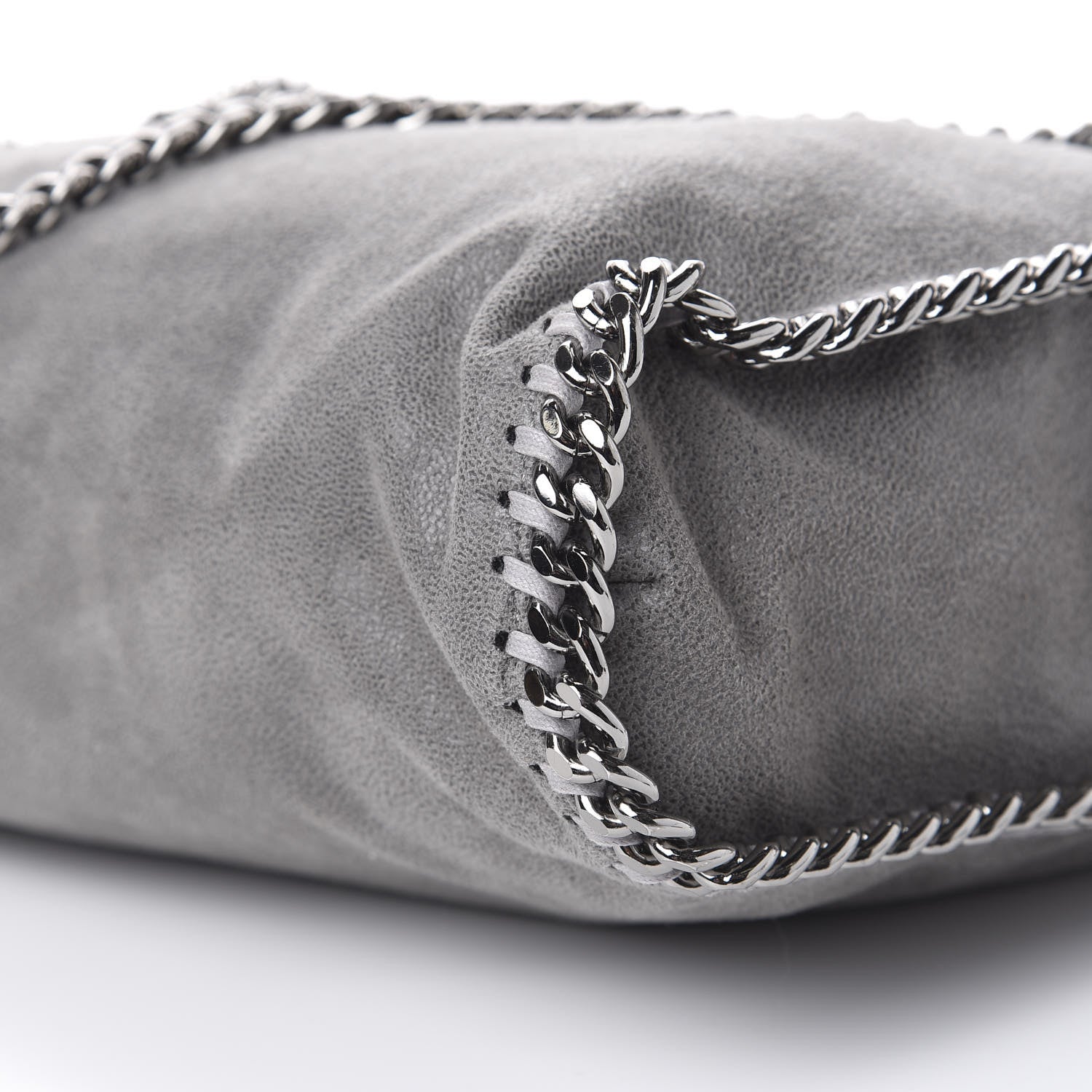 Stella McCartney Shaggy Deer Small Falabella Tote Light Grey 8 of 9