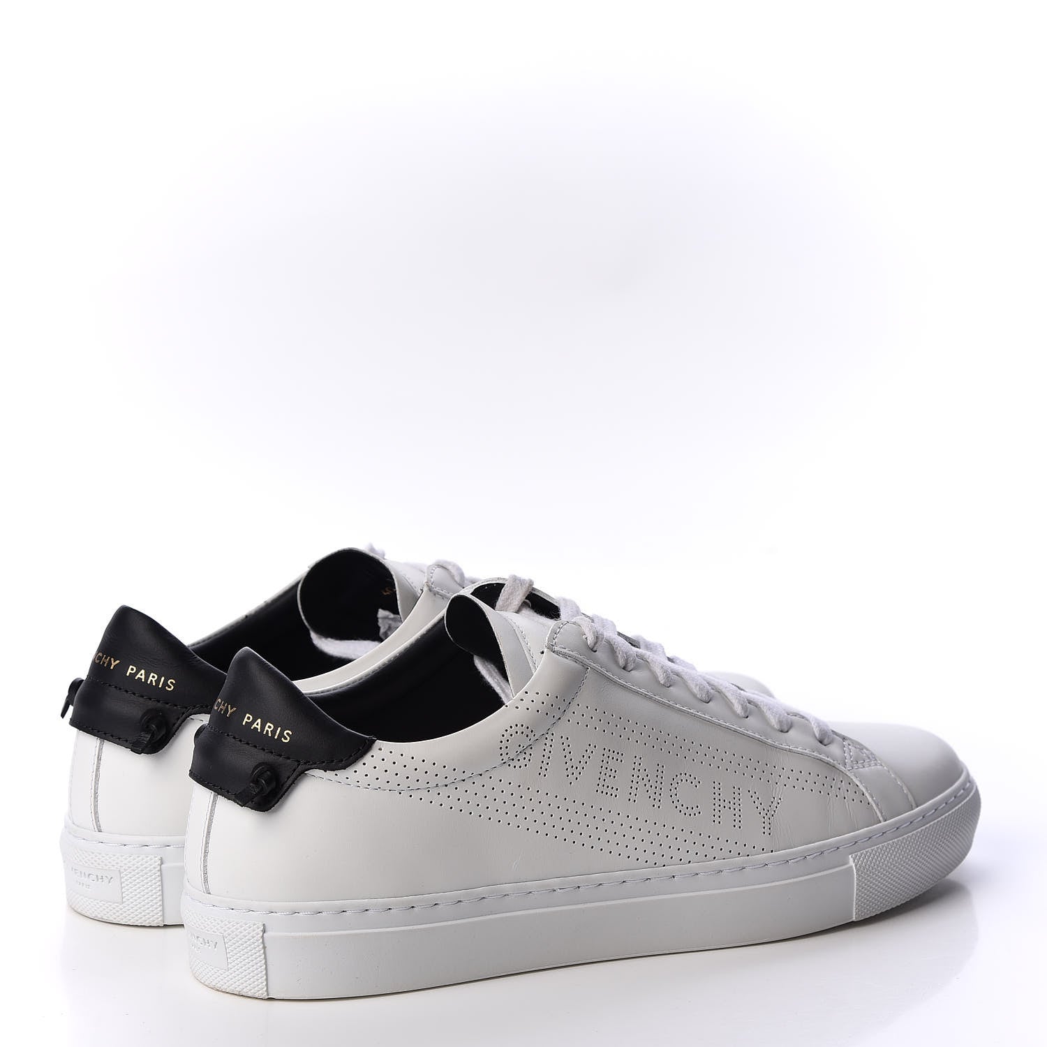 Givenchy Calfskin Perforated Urban Street Sneakers 40 White 4 of 9