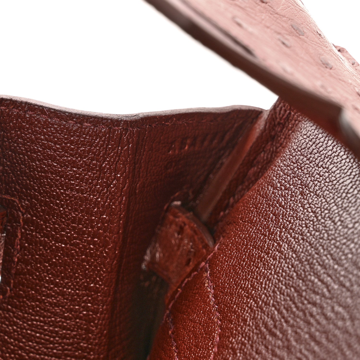 Hermes Ostrich Birkin 30 Brique 7 of 10