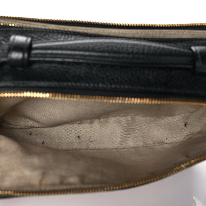 Gucci Grained Calfskin Sylvie Web Kingsnake Small Camera Bag Black Multicolor 6 of 22