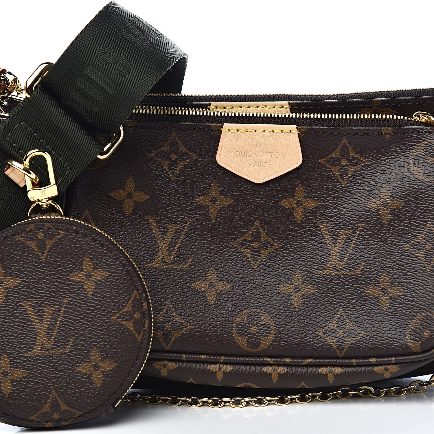 Louis Vuitton Monogram Multi Pochette Accessories Kaki 9 of 10
