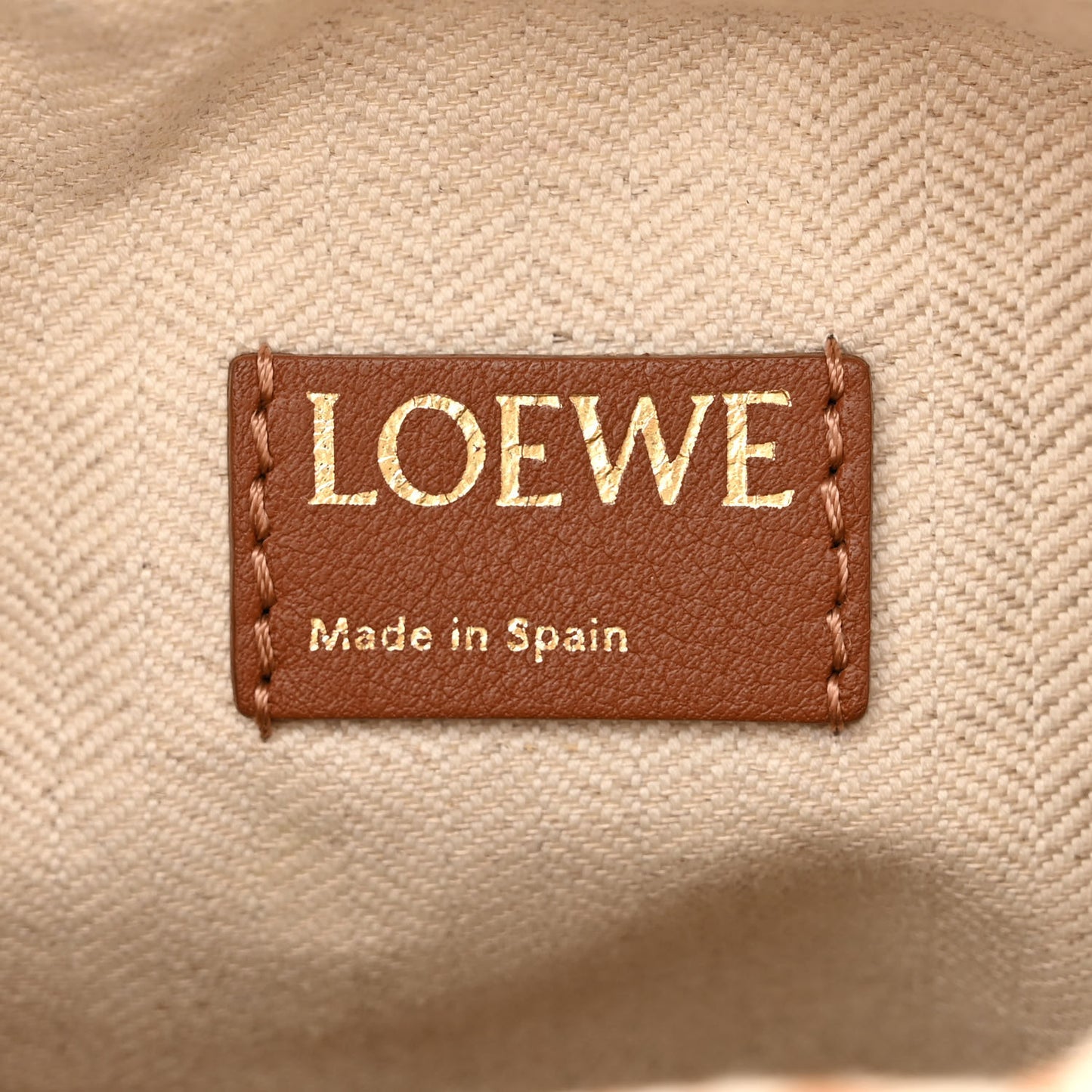 Jacquard Anagram Calfskin Small Cubi Bag Tan Pecan