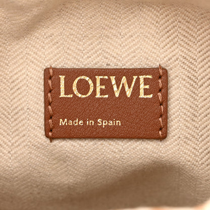 Loewe Jacquard Anagram Calfskin Small Cubi Bag Tan Pecan 6 of 10