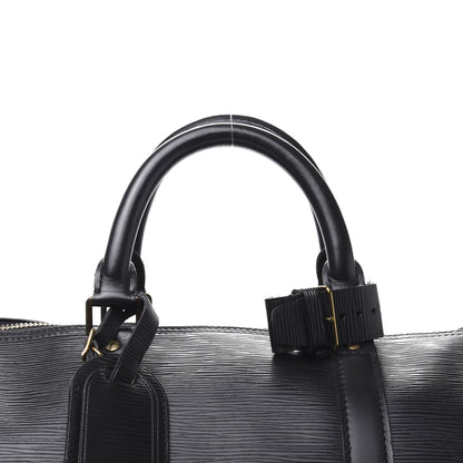 Louis Vuitton Epi Keepall 50 Black 9 of 13