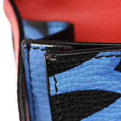 Burberry Calfskin Graffiti Print Small Macken Crossbody Bag Black 11 of 11