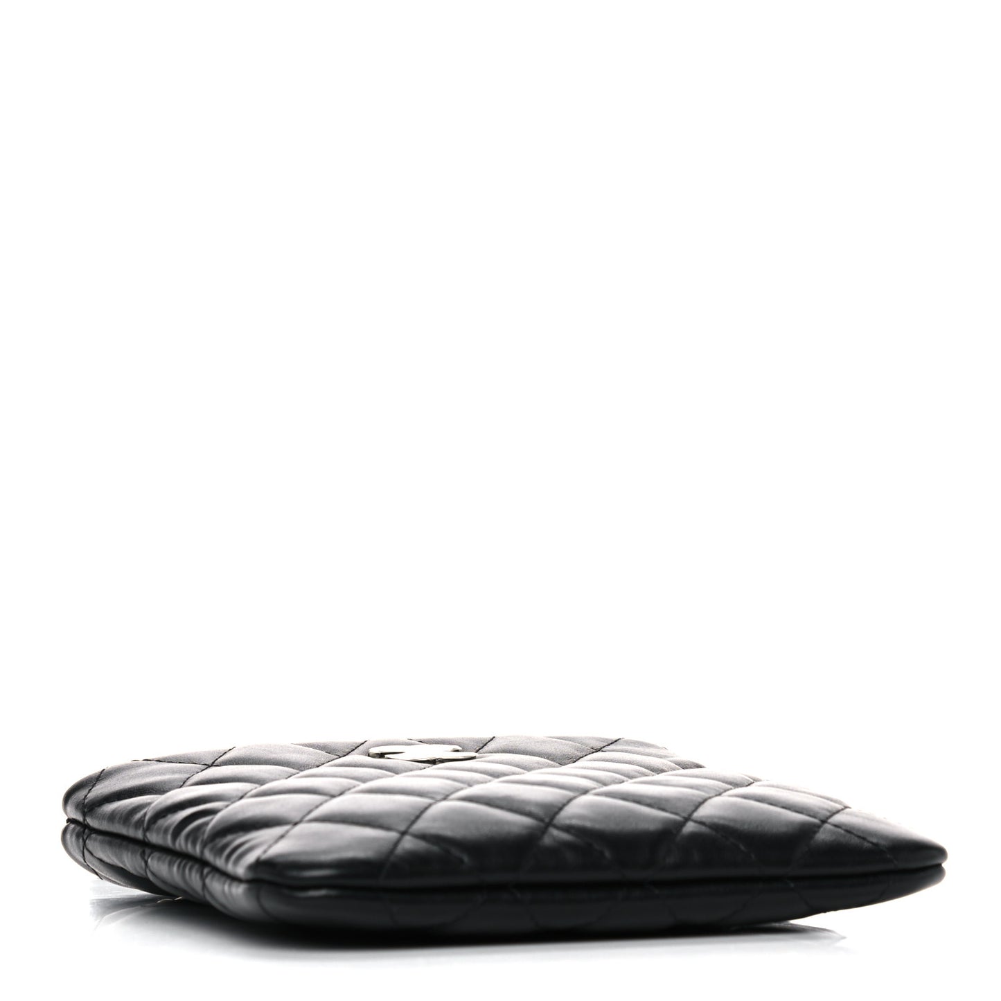 Lambskin Quilted Crossbody Bag Black
