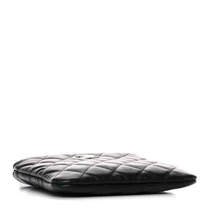 Chanel Lambskin Quilted Crossbody Bag Black 3 of 9