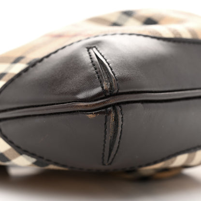 Burberry Haymarket Check Hartham Crossbody Chocolate 9 of 14