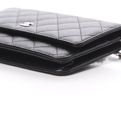 Chanel Caviar Quilted Wallet On Chain WOC Black 11 of 15