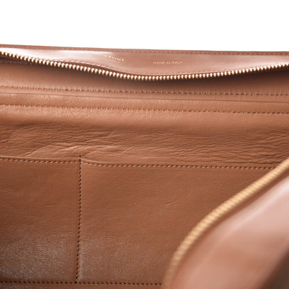 Celine Natural Calfskin Suede Medium Trapeze Tan 8 of 19