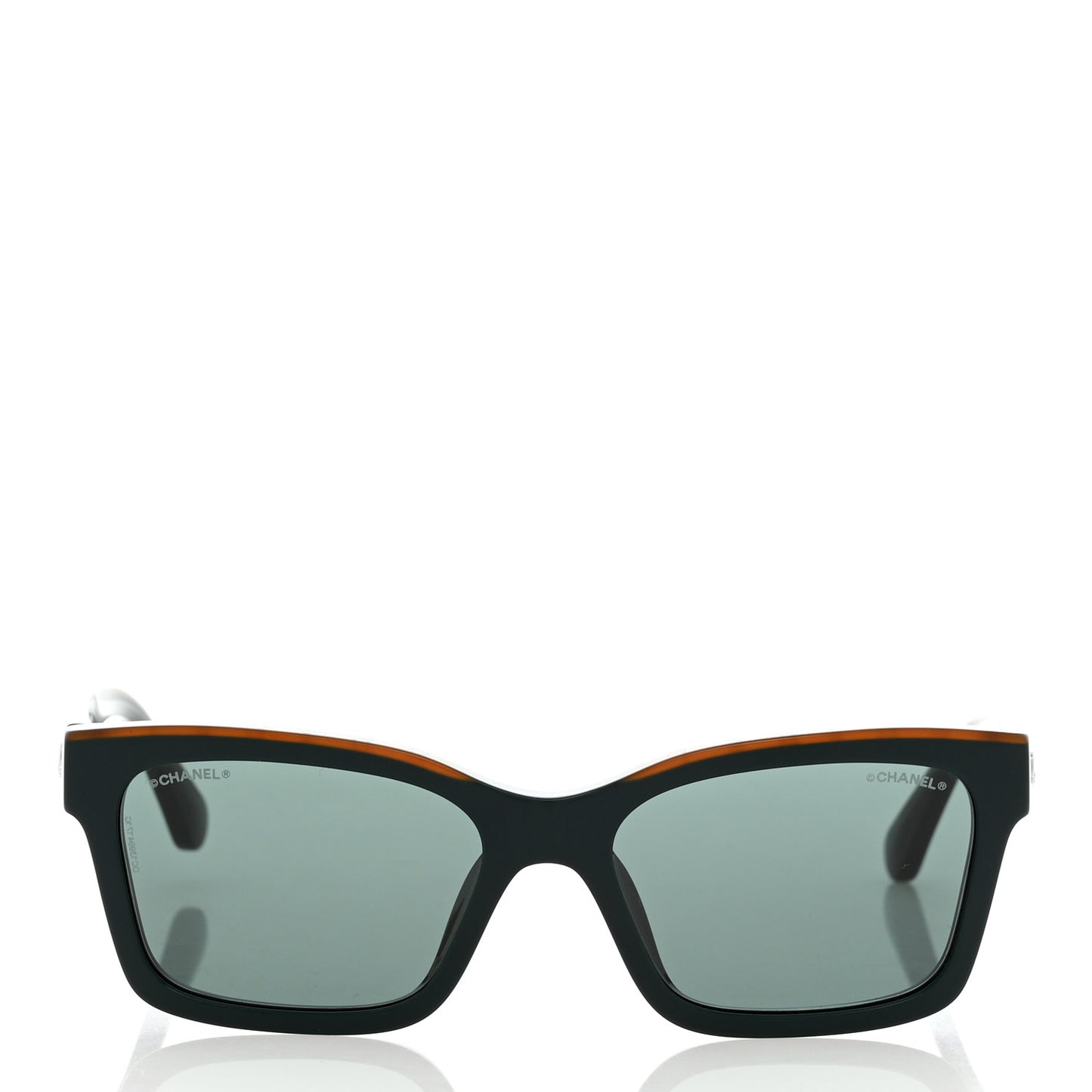 Acetate Square Sunglasses 5417 Green