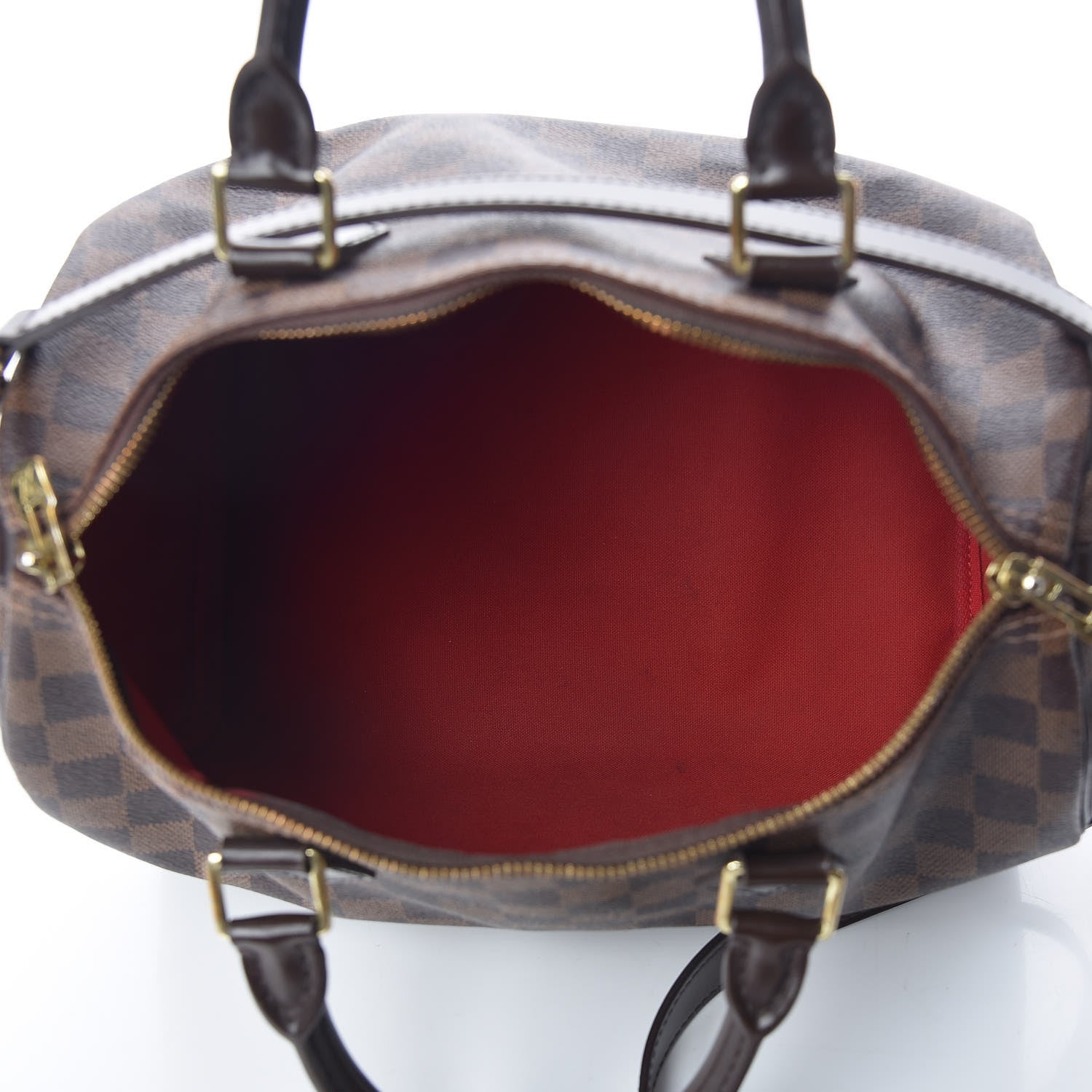 Louis Vuitton Damier Ebene Speedy Bandouliere 30 8 of 12