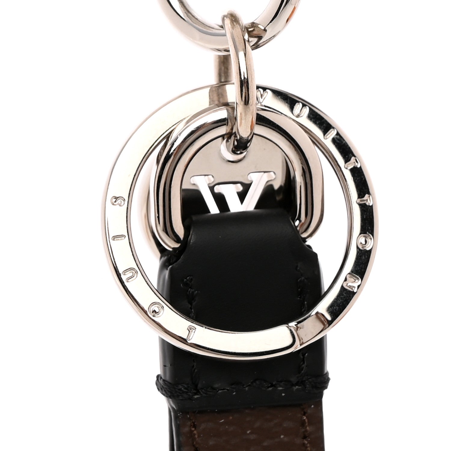 Louis Vuitton Monogram Slim Dragonne Bag Charm Key Holder 3 of 4