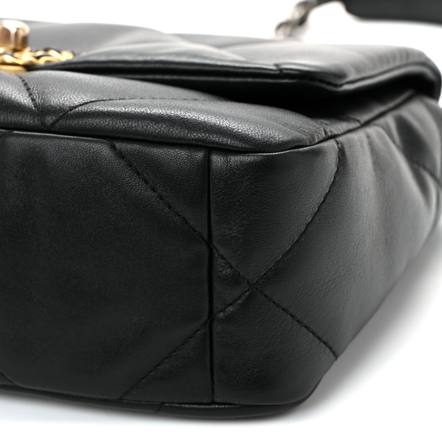 Chanel Lambskin Quilted Medium Chanel 19 Flap Black 10 of 10