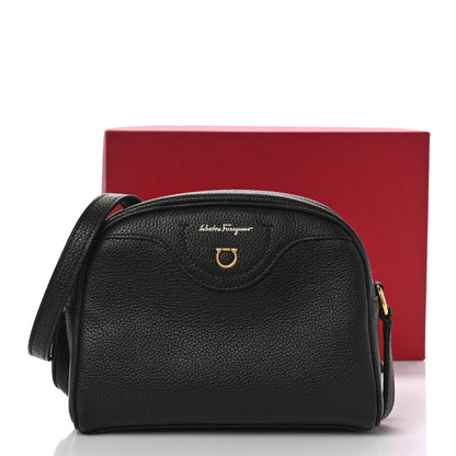 Salvatore Ferragamo Calfskin Travel Camera Crossbody Bag Black 9 of 9