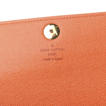 Louis Vuitton Monogram Multicolor Sarah Wallet White Orange 6 of 6
