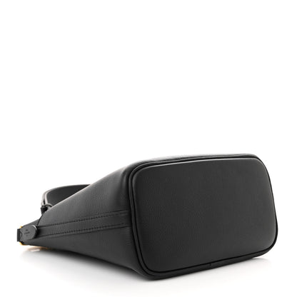 Louis Vuitton Calfskin Lock and Walk Bucket Black 4 of 10