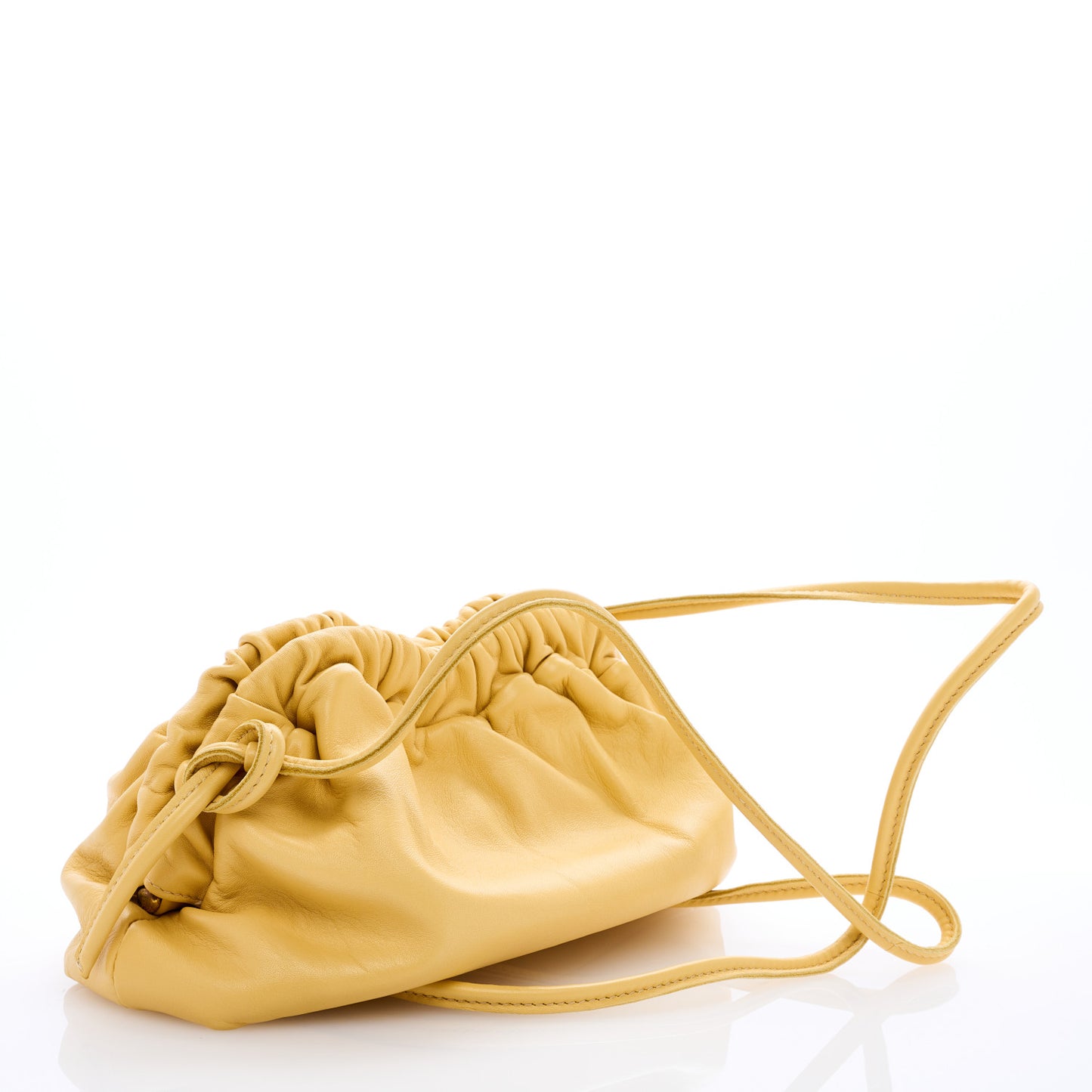 Lambskin Mini Cloud Clutch Spiga