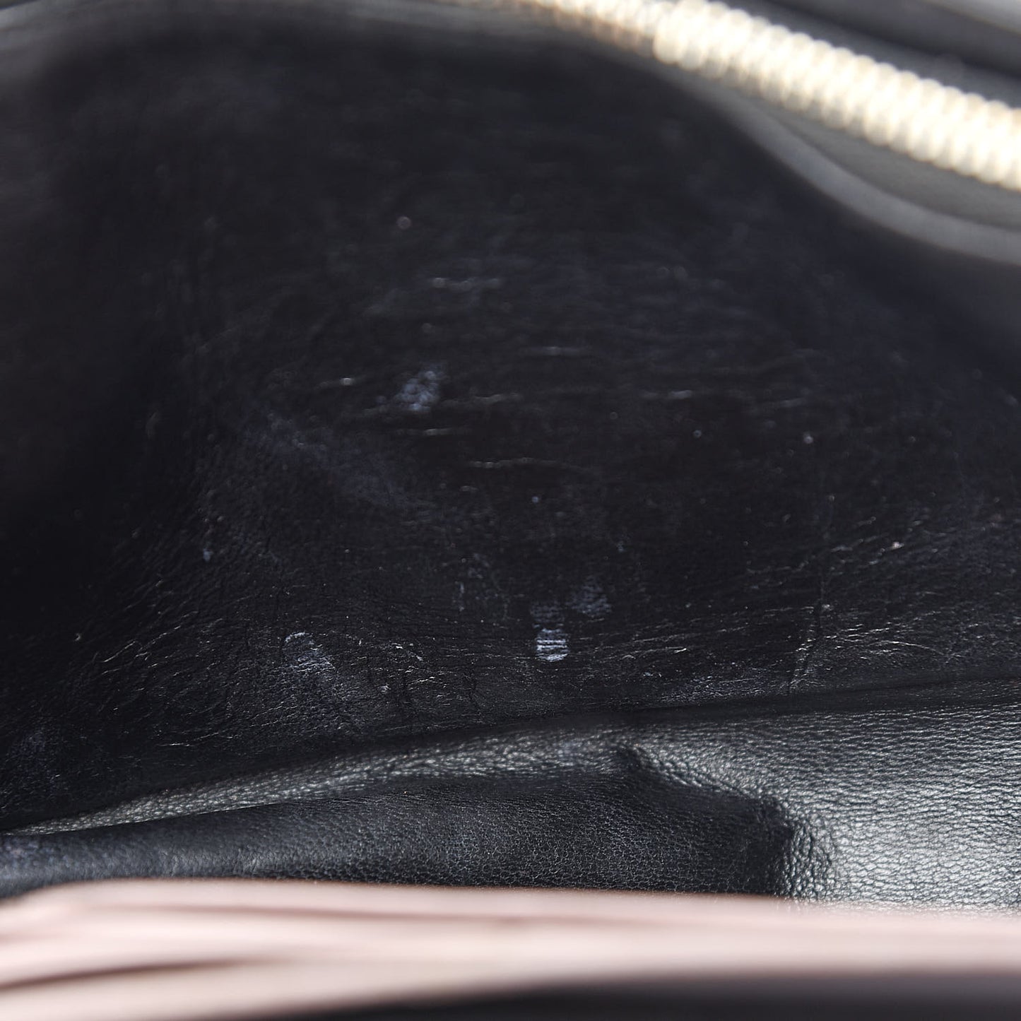 Lambskin Cannage Miss Dior Promenade Pouch Black