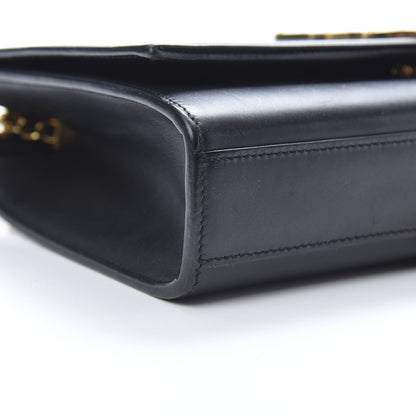 Saint Laurent Smooth Calfskin Medium Classic Monogram Kate Tassel Satchel Black 8 of 15