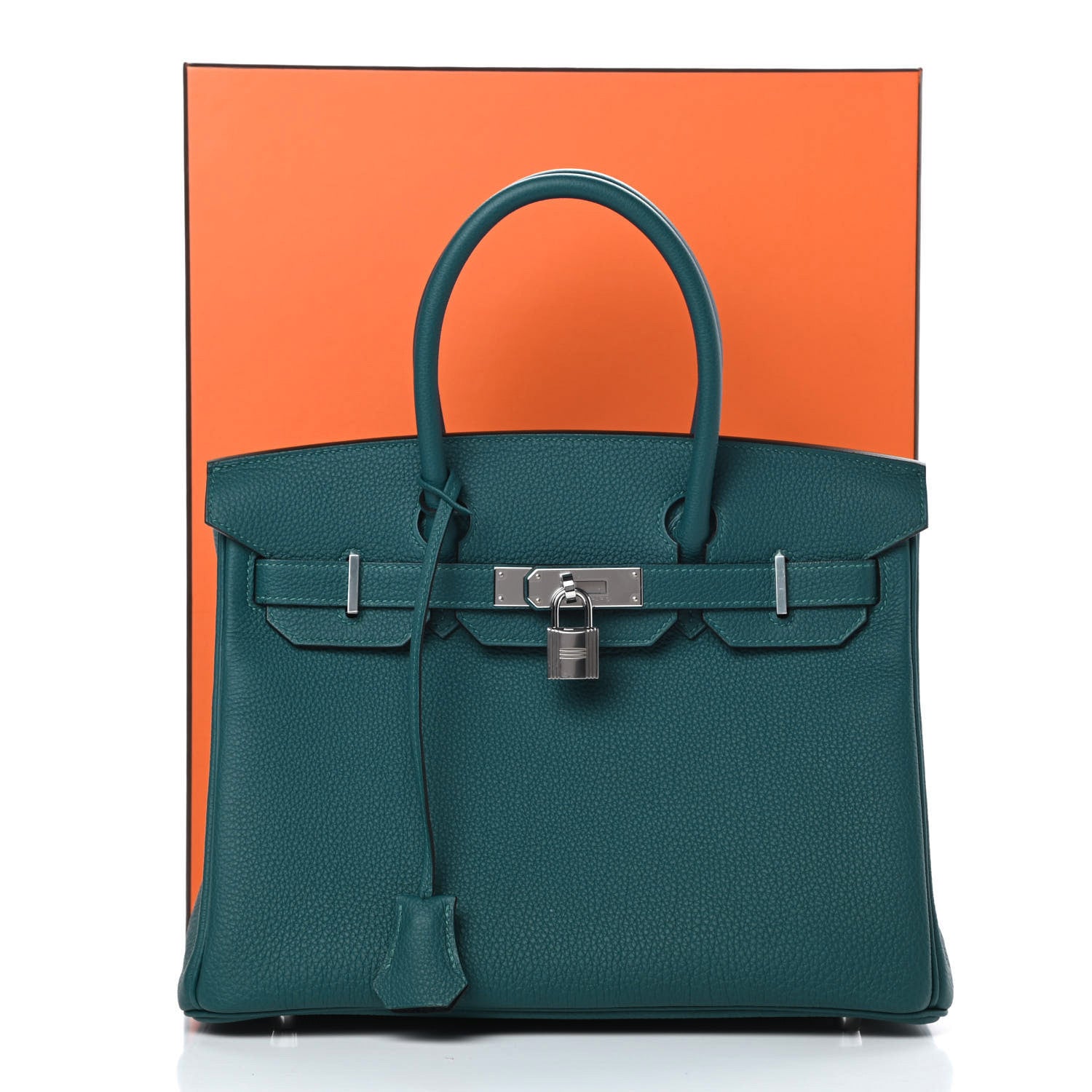 Hermes Togo Verso Birkin 30 Vert Bosphore Bleu Ocean 10 of 10