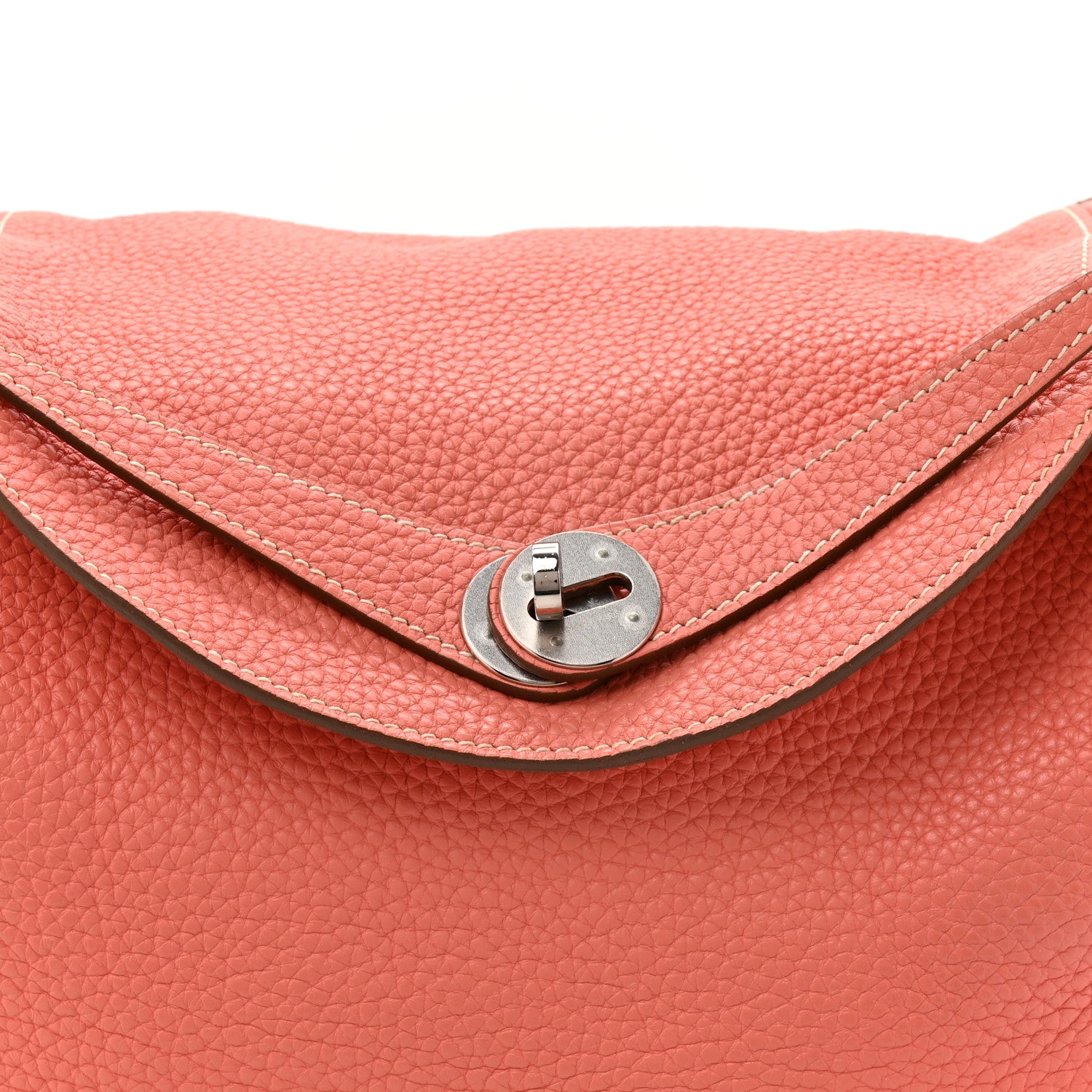 Hermes Taurillon Clemence Lindy 30 Crevette 8 of 13